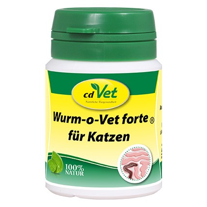 Wurm-o-Vet forte für Katzen für starke Wurm-Abwehr von cdVet