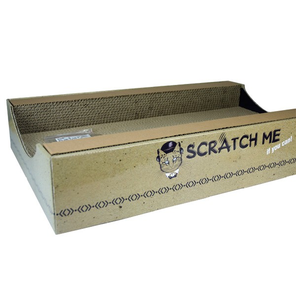 Scratch Me Kratzbett - der Kratzbaum-Katzenbett-Karton