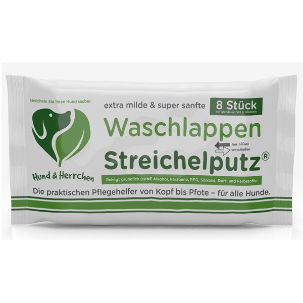 Waschlappen Streichelputz für die sanfte Pflege deiner Katze